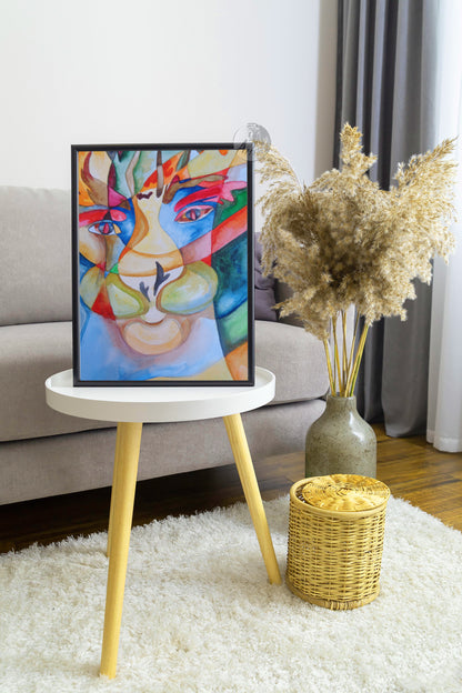 Abstract lion - printable digital artwork