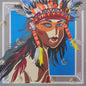 Apache girl - printable digital artwork